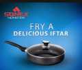 Sonex Classic Fry Pan With Glass Lid - Non Stick Coating - Black. 