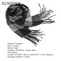 ECHIDNA Men Winter Scarf Tassel English Stylish Washable Men Muffler. 