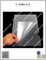 L Shape Folder A-4 Sizes Transparent (0.12mm Thick) (Pack of 96 Pcs). 