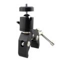 DSLR Ball Head Shoe Mount Camera Ball Mount Clamp 1/4 inch -20 Tripod Head Hot Shoe Adapter and Cool Super Clamp. 