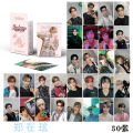 Korean wave photo card Korean pink ink TXT group (G)I-DLEIVE laser lomo special. 
