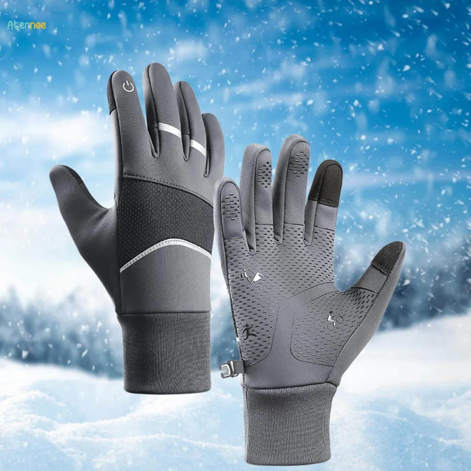 Winter Gloves for Men Women with Grip Waterproof Thermal Gloves