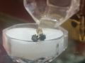 5Pairs Chandi Black stud earrings, Small Silver stud earrings, screw Back, Tiny studs, cz studs, cartilage, helix, tragus, earring set. 
