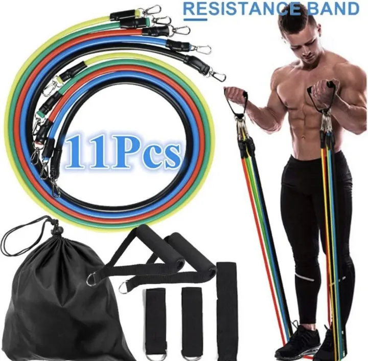 11(PCS)%20Power%20Exercise%20Resistance%20Band%20Set%205%20in%201%20Fitness%20Band%20Equipment%20for%20Men%20and%20Women%20-%20Image%202