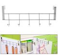 5 hook stainless steel cabinet back hook home storage doors and windows kitchen towel cleaning cloth hanger hook. 