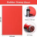 Stamp Sheet, Stamp Making Nylon Sheet, Size 2.5 x 3.5 Inch, Polymer Rubber Stamp Sheet,. 