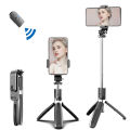 Wireless Blue tooth Selfie Stick Tripod Foldable Tripod Monopods Universal Stand Pole For Phone Photo Taking Live Broadcast Hot. 