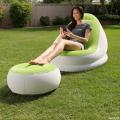 Bestway 75053 Comfort Inflatable Relaxing Single Air sofa Chair + Foot Rest Lounge Seat Sofa. 
