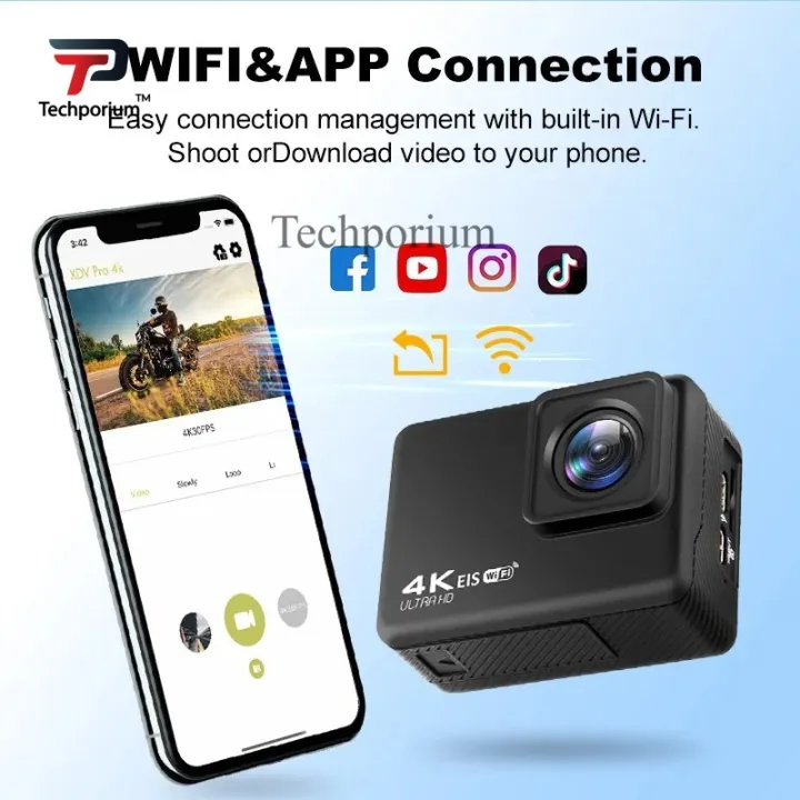 V22%204K%20Ultra%20HD%20Mini%20Action%20Sport%20Camera%20Waterproof%20WiFi%20Touch%20Screen%20Wide%20Angle%20Underwater%20Helmet%20Cam%20Motion%20Detection%20Loop%20Recording%20for%20Outdoor%20Sports%20Vlogging%20Travel%20Adventure%20-%20Image%205