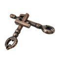 IQ Teaser Unlock Toy Adult Intelligent Puzzle Lock Buckle Educational Toy - Keys Lock. 