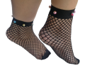 One Pair Breathable Fishnet Hollow Net Socks For Girls and Women. 