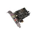 XONAR DGX(ASM) 5.1 Channels 24-bit 96KHz PCI Express x1 Interface Gaming Audio Card With LP Low Profile Bracket For SFF Desktop Computers  ( Branded Used ). 