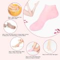 Silicone Moisturizing Gel Heel Socks – Unisex Foot Care and Comfort. 