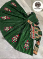 Stitched Heavy Embroidered Maxi with Koti for Women - Party Wear, Free Size, Embroidered Design. 