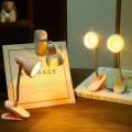 【HOT】 LED Book Light Reading Night Lights Cute Mini Table Lamp 360 Degree Rotatable Student Eye Protection Clip-On Reading Lamp. 