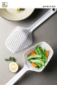 Kitchen colander noodles macaroni filter spoon & fried oil drain spoon. 