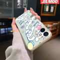 JIUMOO Case For OPPO A15 A15s A35 4G Case Cartoon Cinnamoroll Pattern Luxury Plating Phone Case Side Edge Pattern Shockproof Soft Shell Full Cover Camera Lens Protection Casing. 