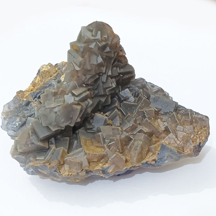 Normal Cube Rocks Natural Raw Cubic Crystal Stone Unpolished Fluorite Rough Rock Oblique ...