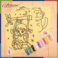 Artisan - 6 Cards Different Designs Sand Art. 
