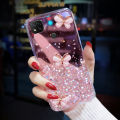 For Xiaomi Redmi 10A / Redmi 9C Back Cover Luxury Bling 3D Diamond Butterfly Shining Gold Foil Girls Cases Space Glitter Stars Soft Silicone Mobile Phone Protective Case. 