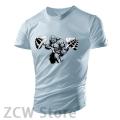 New Fun Weightlifting Dumbbell 3d Print Men's Tough Street Style T Shirt Gym Running Breathable Translucent Sports Summer Top. 