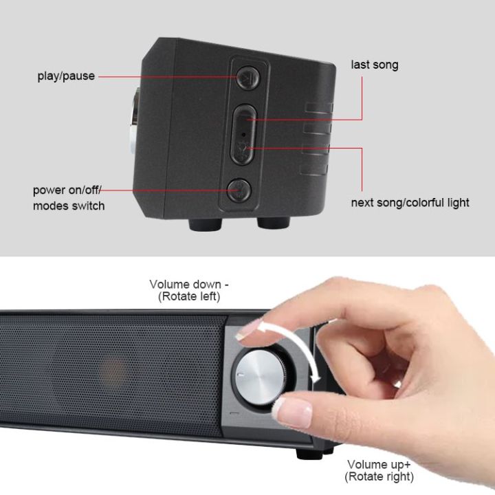 Kisonli%20LED-909%20RGB%20USB%20Soundbar%20SPEAKER%20-%20Wireless%20Bluetooth%20Speaker%20With%20Colorful%20Light%20-%20Huge%20Surround%20Sound%20with%20Custom-Spool%20Volume%20Control%20-%20Built%20in%20FM%20Radio%20-%20KISONLI%20Portable%20Bluetooth%20Soundbar%20RGB%20Colors%20Light%20With%20Super%20Bass%20&%20Multi%20LED%20Sound%20-%20Image%204