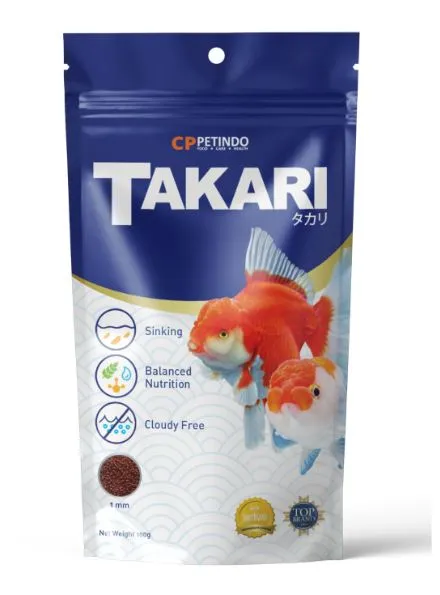 Takari Fish Food Sinking 100Gram – 1mm