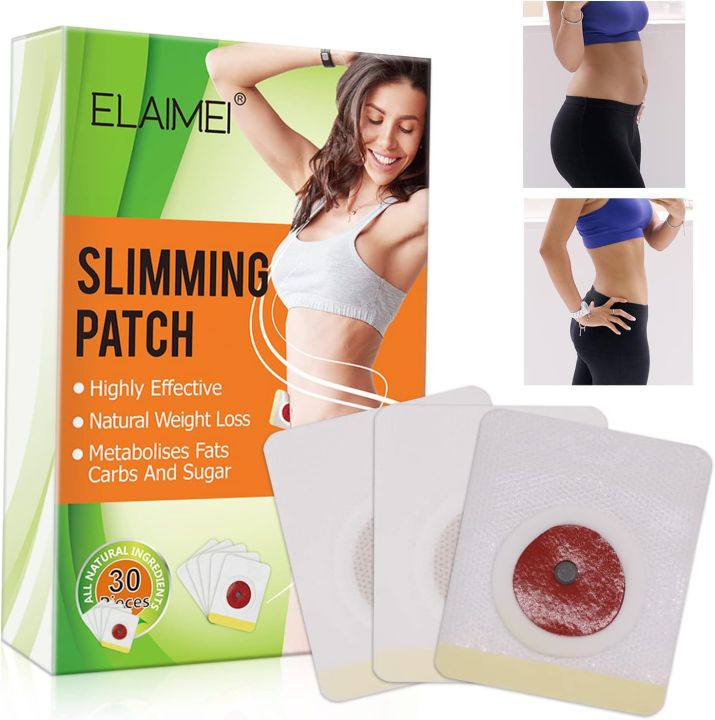 30 Pcs Slimming Patches - Weight Loss & Belly Fat Burning Stickers for Effective Body Contouring