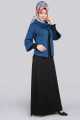 Modest Designs Upper Coati with Inner Maxi available with 3 different colors Abaya Maxi, Coati Maxi in Nida Fabric Combination of color. 