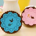 【Amnber Berry Mall】Stand under the hot cartoon office coffee mugs coasters silicone mat tea cup drink coaster kitchen accessories9. 