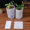 100Pcs Nursery Bag Good Nutrient Absorb Ability Permeability Non-woven Plants Grow Pouch for Home. 