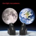 Star Projector Earth Moon Projection Lamp Planet Projector Background Atmosphere Led Night Light for Bedroom Wall Decor Lighting. 
