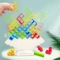 Techmanistan Tetra Tower Stacking Blocks Balance Game - Tetra Tower Game, Russian Building Blocks Game Stacking Game. 