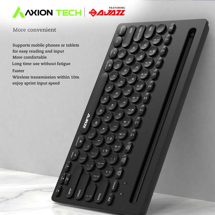 Ajazz%20Wireless%20Bluetooth%20Keyboard%20-%202.4GHz%20Wireless%20Keyboard%20-%20Compact%20Keyboard%20-%2079-Key%20-%20Bluetooth%20Keyboard%20for%20Mac/Windows/Android/IOS%20-%20Wireless%20Bluetooth%20-%20Slim%20&%20Sleek%20-%20Wireless%20Keyboard%20-%20Smartphone%20Holder%20-%20320i%20Bluetooth%20Keyboard%20-%20Image%205