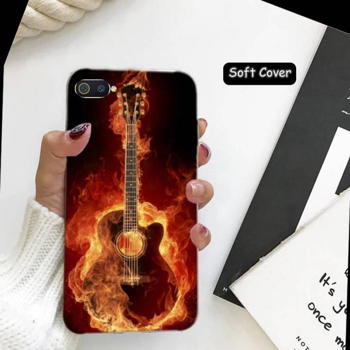 Realme_C2 Mobile Cover - Guitar Soft Case Cover for Realme_C2