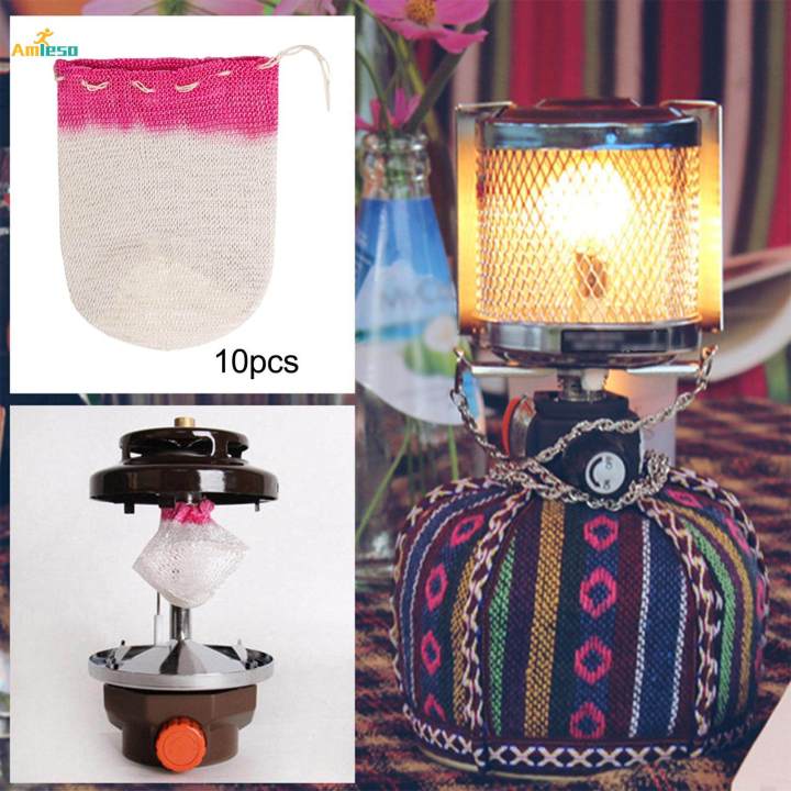 5Pcs Lantern Mantles Gas Lamp Mantle Portable Universal Lantern Mantles for