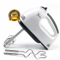 Electric Hand Mixer – Powerful Egg Beater & Cream Whipper  Handheld Cake Batter Blender for Effortless Mixing & Baking. 