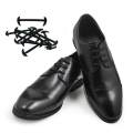 【ALLGOOD】12Pcs Elastic Free Tying No Tie Lazy Silicone Shoelace Dress Shoe Laces. 