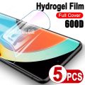 5PCS Hydrogel Film For OPPO Realme 8 7 10 9 Pro Plus Water Gel Screen Protector Oppa Raelme Realmy Relme 10Pro 7Pro 9Pro Phone. 