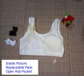 Padded Bra for Girls (Removable Pads) Sports Bra for Teenage Girls - 1 Piece. 