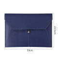 Leather A4 file folders Versatile Black Large capacity Paper storage bag Package Brown Pocket folders for Office supplies Document organization Business meetings Students Home organization. 