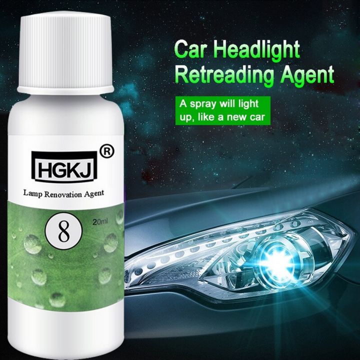 HGKJ -8-50ML Car Headlight Restoration Polishing Tool Car Lens Repair Headlamp Scratch Remover