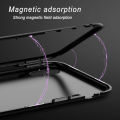Biruiqu For iPhone X / iPhone XS Magnetic Absorption Case Metal Frame Shockproof Double Sided Tempered Glass Magnetic Case Cover. 