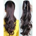 Claw Clip Ponytail Extension - Natural Color. 