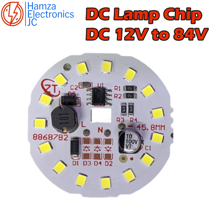 2PCS 12V-84V DC High Quality Solar LED Chip DC 12V Chip for LED Bulbs High Brightness