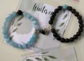 Pair of Friendship Magnet Heart Bracelet & Spider Bracelets /Available in Different Designs and Colors with Strong Magnets And Strong Elasticity. 