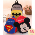 Batman Kids Backpack girls and boys backpack (9, 11 inches).. 