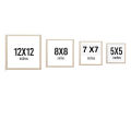 Frames with Prints, Square - Glass front with FREE PRINT Black, Customized Photo Gallery, Wall Decor, Wall Hangings, Home Decoration, photo frames online Pakistan, Picture Gallery for Living Room Study Room. 