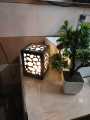 Lifestyle Glory Brand 3D Laser Cutting New Unique Design Wooden Lamp For Side Table I Lamp I Lamp for bedroom I Lamps I Lamps for bedroom side table stylish I Lamp for room I Lamp for drawing room. 