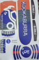 KOOKABURRA BUBBLE FULLY 3D EMBOSSESD DIGITAL MACHINE HIGH QUALITY PRINT AND LASER CUTT STICKERS. 